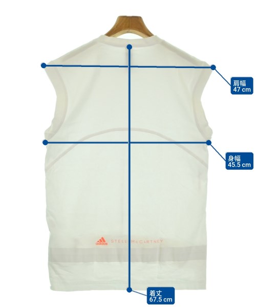 adidas by Stella McCartney（アディダスバイステラマッカートニー）ノースリーブ 白 サイズ:XS レディース/2200639073033