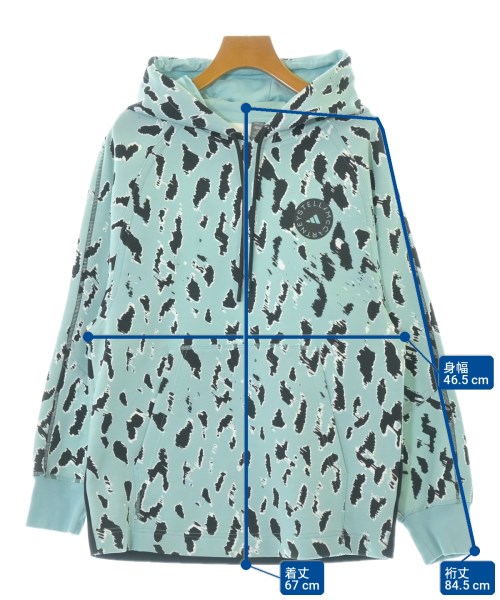 adidas by Stella McCartney（アディダスバイステラマッカートニー）パーカー 緑 サイズ:S レディース/2200707728124