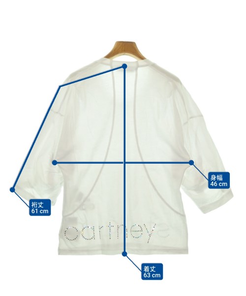 adidas by Stella McCartney（アディダスバイステラマッカートニー）Tシャツ・カットソー 白 サイズ:OT(XL位) レディース/2200660940151