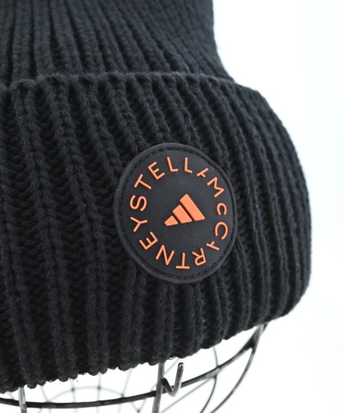 adidas by Stella McCartney（アディダスバイステラマッカートニー）ニットキャップ・ビーニー 黒 サイズ:- レディース/2200667548015