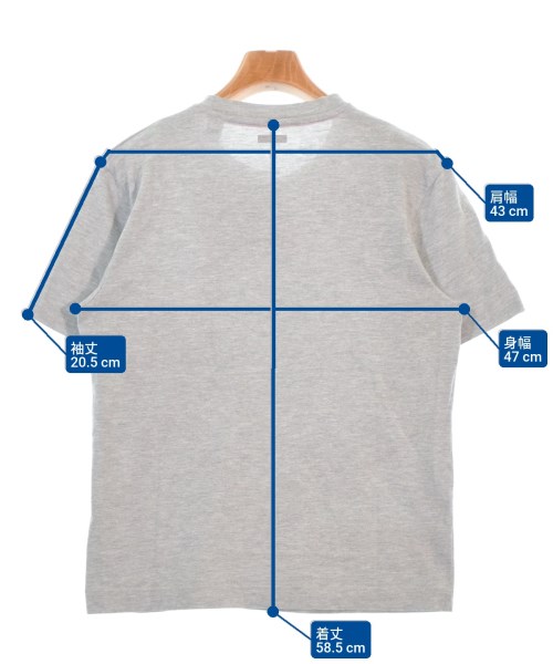 adidas by Stella McCartney（アディダスバイステラマッカートニー）Tシャツ・カットソー グレー サイズ:OT(XL位) レディース/2200667236059