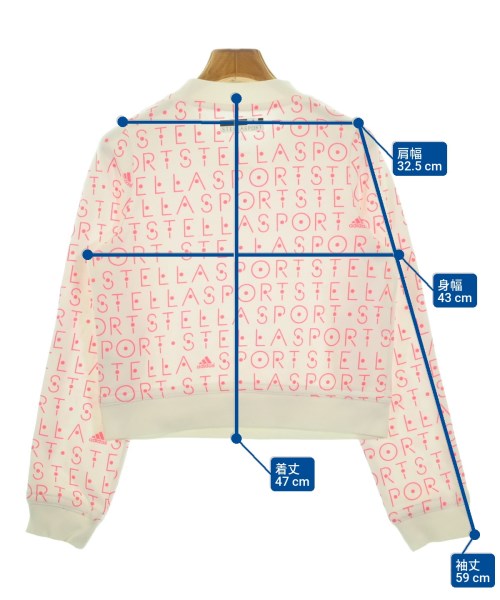 adidas by Stella McCartney（アディダスバイステラマッカートニー）スウェット 白 サイズ:L レディース/2200647823088
