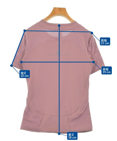 adidas by Stella McCartney（アディダスバイステラマッカートニー）Tシャツ・カットソー ピンク サイズ:OT(XL位) レディース/2200728762060