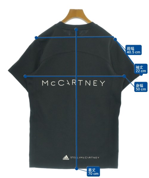 adidas by Stella McCartney（アディダスバイステラマッカートニー）Tシャツ・カットソー 黒 サイズ:M レディース/2200722002360