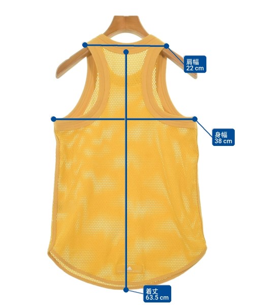 adidas by Stella McCartney（アディダスバイステラマッカートニー）タンクトップ 黄 サイズ:XS レディース/2200724781270