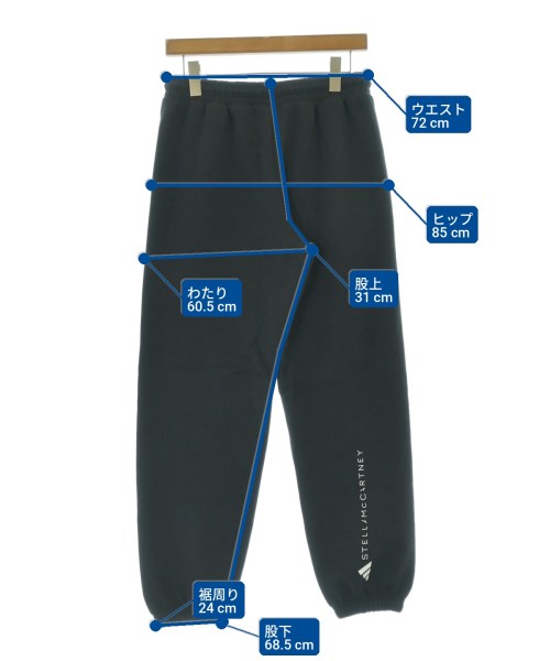 adidas by Stella McCartney（アディダスバイステラマッカートニー）スウェットパンツ 黒 サイズ:M レディース/2200726770111