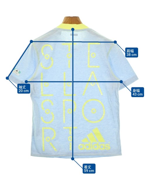 adidas by Stella McCartney（アディダスバイステラマッカートニー）Tシャツ・カットソー 青 サイズ:M レディース/2200682875103