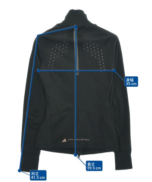 adidas by Stella McCartney（アディダスバイステラマッカートニー）スウェット 黒 サイズ:M レディース/2200689719080