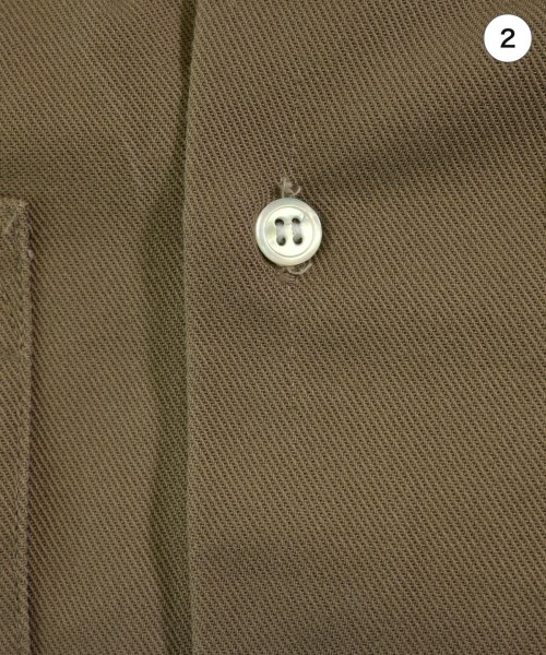 E.TAUTZ（イートウツ）カジュアルシャツ 茶 サイズ:S メンズ/2200621703047