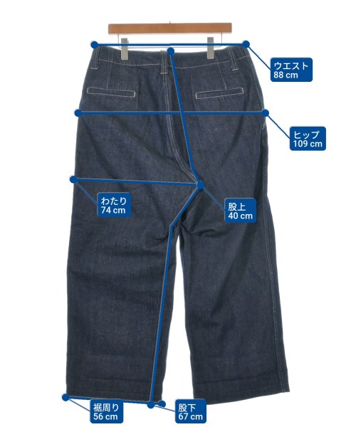 E.TAUTZ（イートウツ）デニムパンツ 紺 サイズ:34(XL位) メンズ/2200616856468