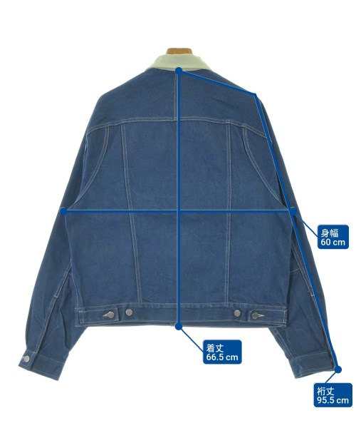 E.TAUTZ（イートウツ）デニムジャケット 青 サイズ:-(XL位) メンズ/2200676833027