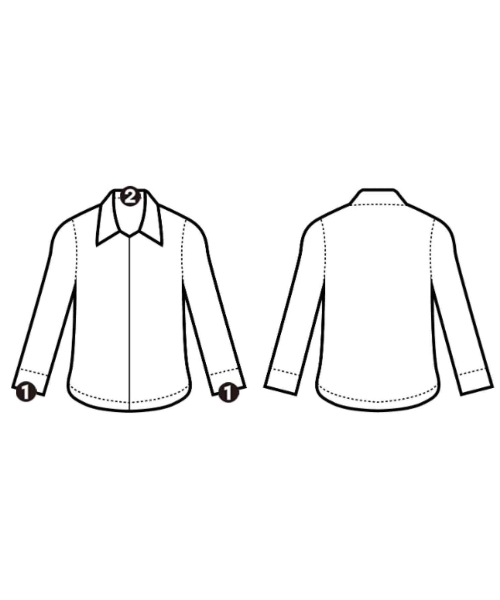 E.TAUTZ（イートウツ）ブラウス 青 サイズ:XXS レディース/2200652004076