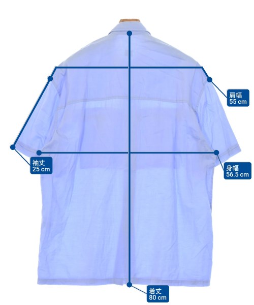 E.TAUTZ（イートウツ）カジュアルシャツ 青 サイズ:S メンズ/2200657858025