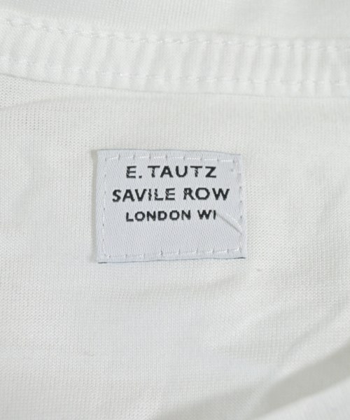 E.TAUTZ（イートウツ）Tシャツ・カットソー 白 サイズ:M メンズ/2200659768056