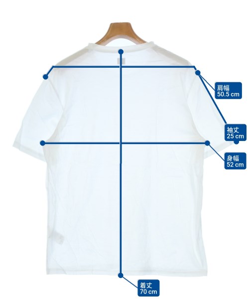 E.TAUTZ（イートウツ）Tシャツ・カットソー 白 サイズ:M メンズ/2200659768056