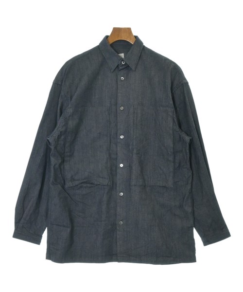 E.TAUTZ(イートウツ)カジュアルシャツ 紺 サイズ:S/2200647553022