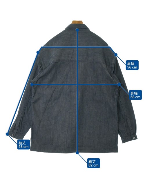 E.TAUTZ（イートウツ）カジュアルシャツ 紺 サイズ:S メンズ/2200647553022