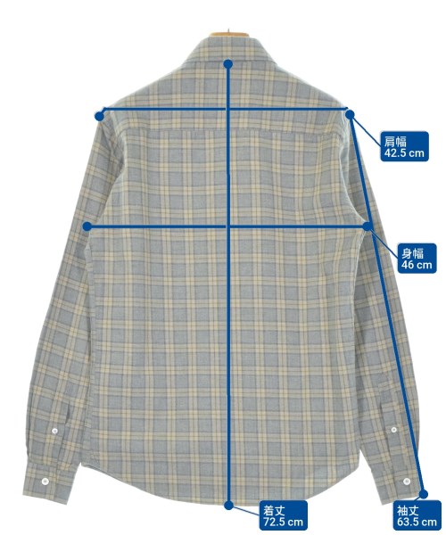 EDITIONS M.R（エディションズ　エムアール）カジュアルシャツ グレー サイズ:38(S位) メンズ/2200661679166