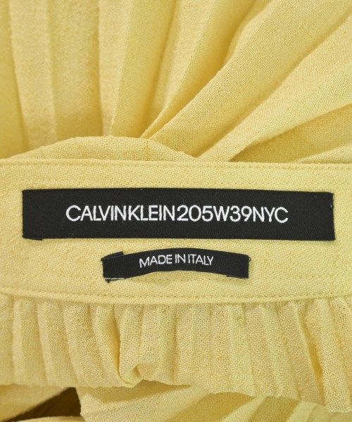 CALVIN KLEIN 205W39NYC（カルバンクライン２０５Ｗ３９ＮＹＣ）ロング・マキシ丈スカート 黄 サイズ:38(S位) レディース/2200612855052