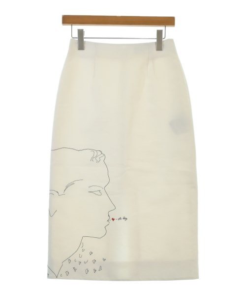 CALVIN KLEIN 205W39NYC(カルバンクライン２０５Ｗ３９ＮＹＣ)ロング・マキシ丈スカート 白 サイズ:38(S位)/2200679687054