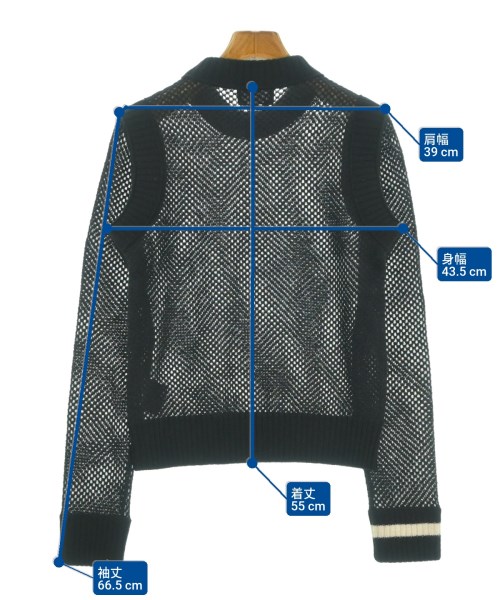 CALVIN KLEIN 205W39NYC（カルバンクライン２０５Ｗ３９ＮＹＣ）ニット・セーター 黒 サイズ:XS レディース/2200654778012