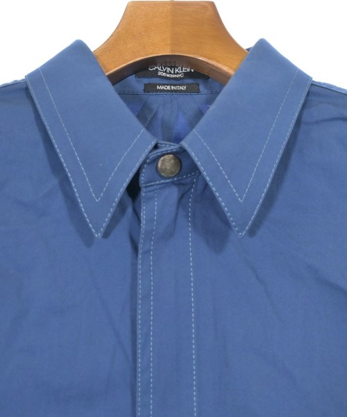 CALVIN KLEIN 205W39NYC（カルバンクライン２０５Ｗ３９ＮＹＣ）カジュアルシャツ 青 サイズ:50(XL位) メンズ/2200648539018