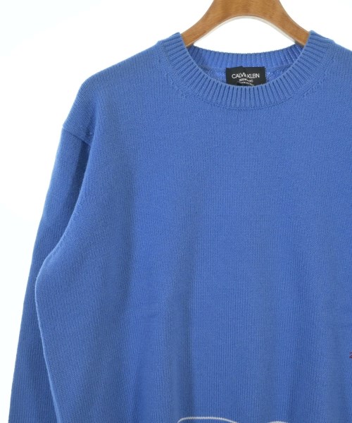 CALVIN KLEIN 205W39NYC（カルバンクライン２０５Ｗ３９ＮＹＣ）ニット・セーター 青 サイズ:L メンズ/2200704225732