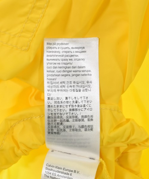 CALVIN KLEIN 205W39NYC（カルバンクライン２０５Ｗ３９ＮＹＣ）ブルゾン 黄 サイズ:M メンズ/2200708264010