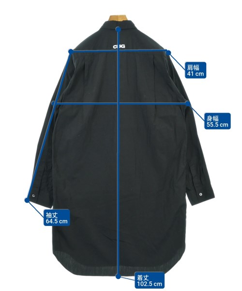 CDG（シーディージー）カジュアルシャツ 黒 サイズ:L メンズ/2200638486353