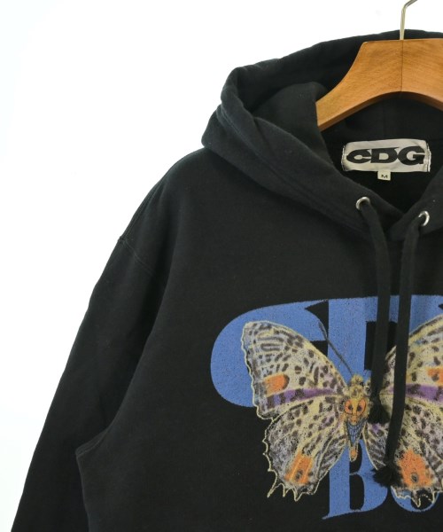 CDG（シーディージー）パーカー 黒 サイズ:M レディース/2200621428032