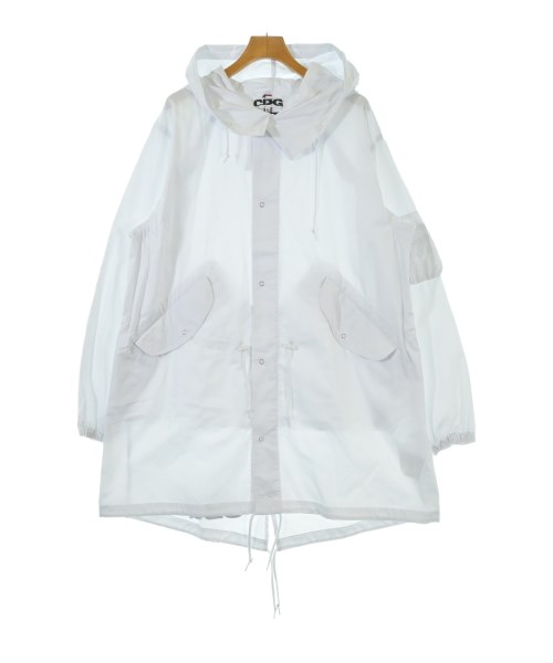 CDG(シーディージー)モッズコート 白 サイズ:M/2200547944159