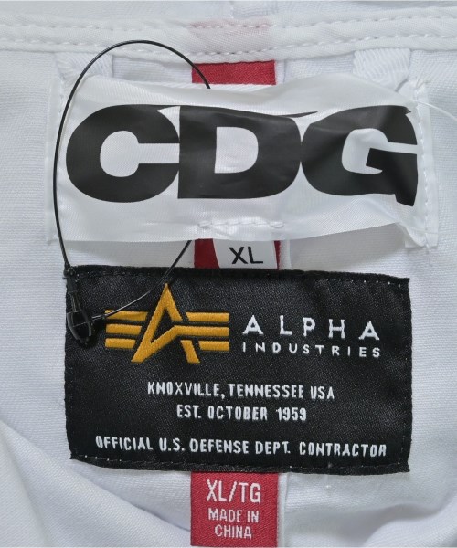 CDG（シーディージー）モッズコート 白 サイズ:XL メンズ/2200547993188