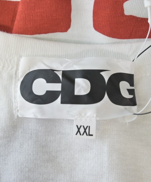 CDG（シーディージー）Tシャツ・カットソー 白 サイズ:XXL メンズ/2200622640013