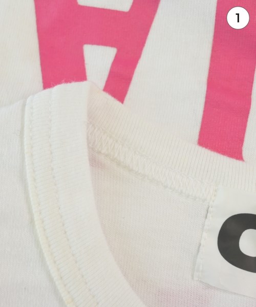 CDG（シーディージー）Tシャツ・カットソー 白 サイズ:L メンズ/2200622642031