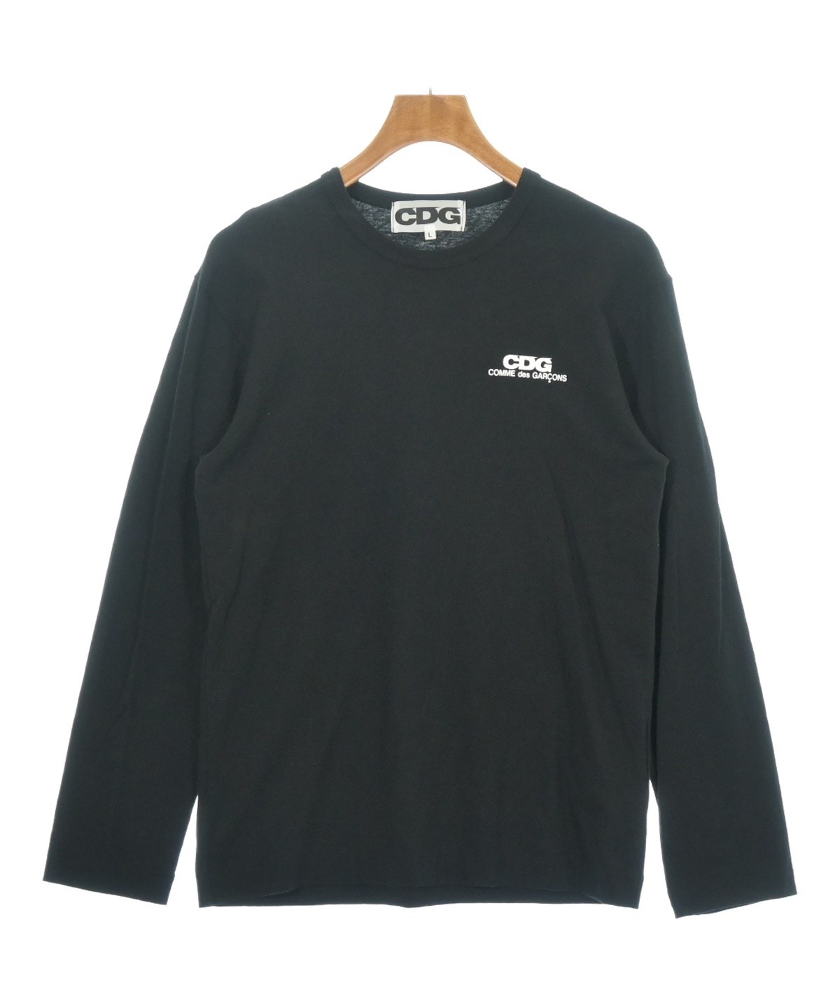 CDG（シーディージー）Tシャツ・カットソー 黒 サイズ:L メンズ