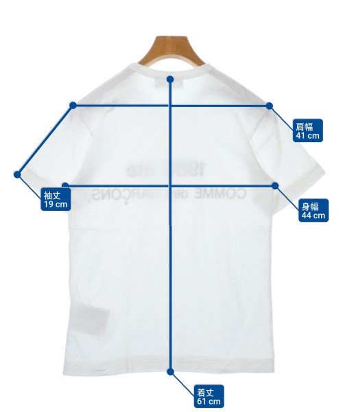 CDG（シーディージー）Tシャツ・カットソー 白 サイズ:S メンズ/2200619857042