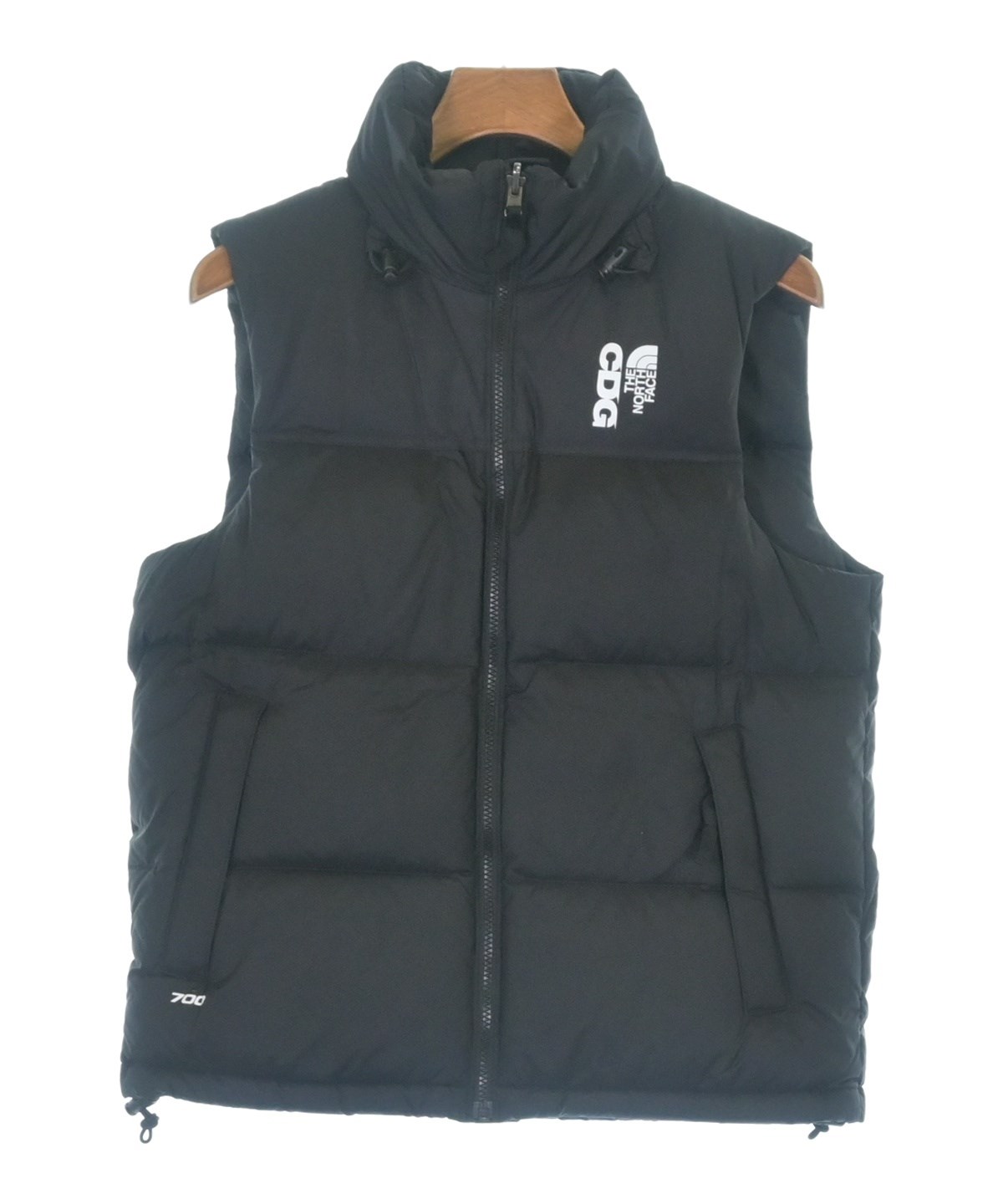 CDG（シーディージー）ダウンジャケット/ダウンベスト 黒 サイズ:XS