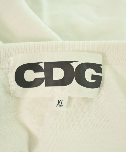 CDG（シーディージー）Tシャツ・カットソー 白 サイズ:XL メンズ/2200624307037