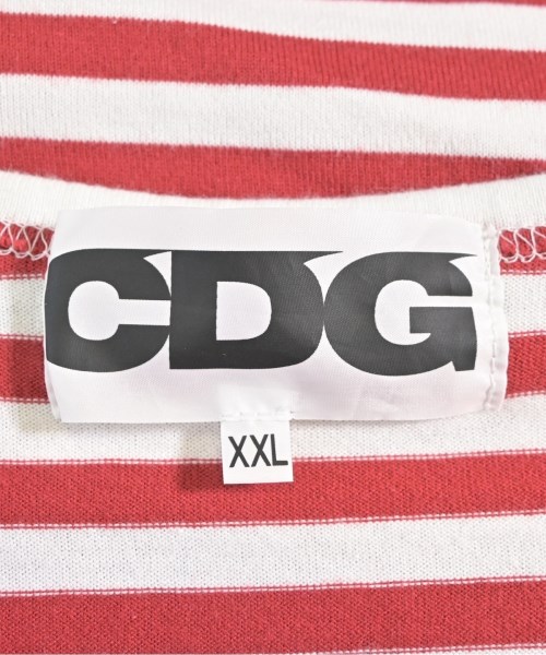 CDG（シーディージー）Tシャツ・カットソー 赤 サイズ:XXL メンズ/2200625304028