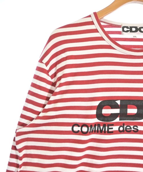CDG（シーディージー）Tシャツ・カットソー 赤 サイズ:XXL メンズ/2200625304028