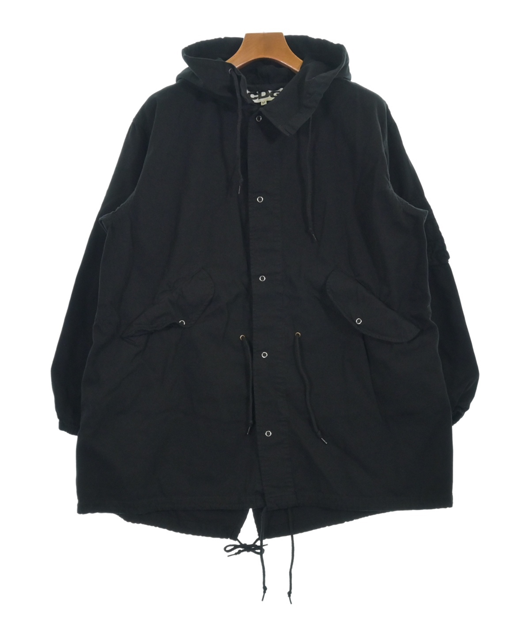 CDG（シーディージー）モッズコート 黒 サイズ:M メンズ/2200626133061