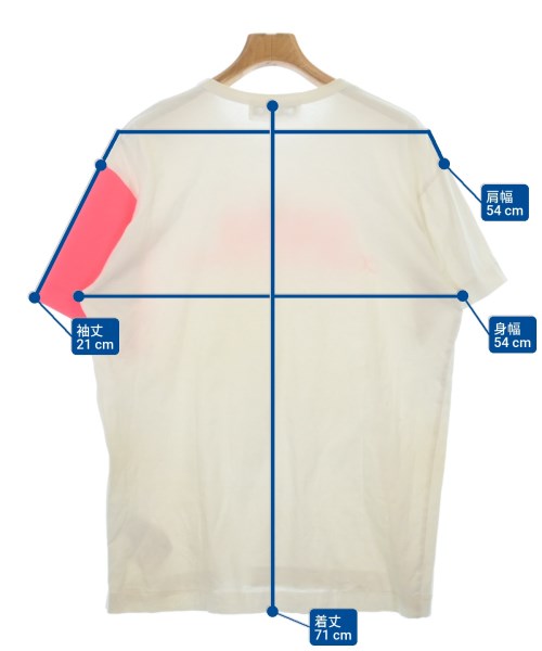 CDG（シーディージー）Tシャツ・カットソー 白 サイズ:XXL メンズ/2200629239074