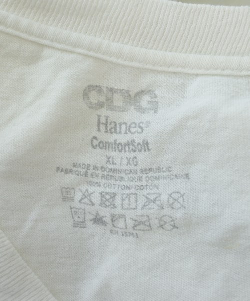 CDG（シーディージー）Tシャツ・カットソー 白 サイズ:XL メンズ/2200615988252