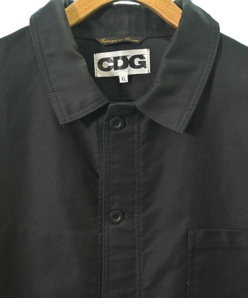 CDG（シーディージー）カバーオール 黒 サイズ:XL メンズ/2200632506026