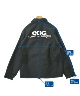 CDG（シーディージー）カバーオール 黒 サイズ:XL メンズ/2200632506026