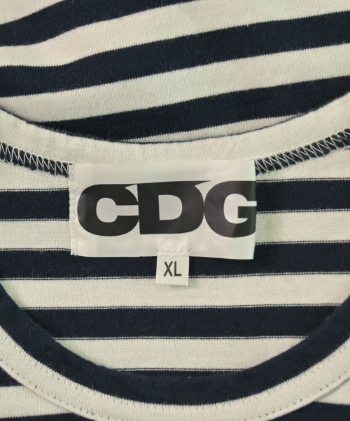 CDG（シーディージー）Tシャツ・カットソー 紺 サイズ:XL メンズ/2200612583023
