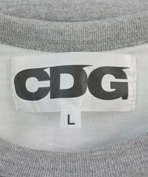 CDG（シーディージー）ポロシャツ グレー サイズ:L メンズ/2200612905184