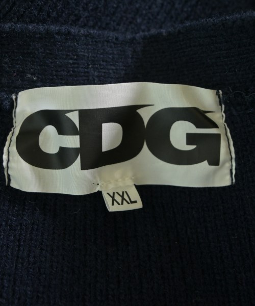 CDG（シーディージー）カーディガン 紺 サイズ:XXL メンズ/2200614799057