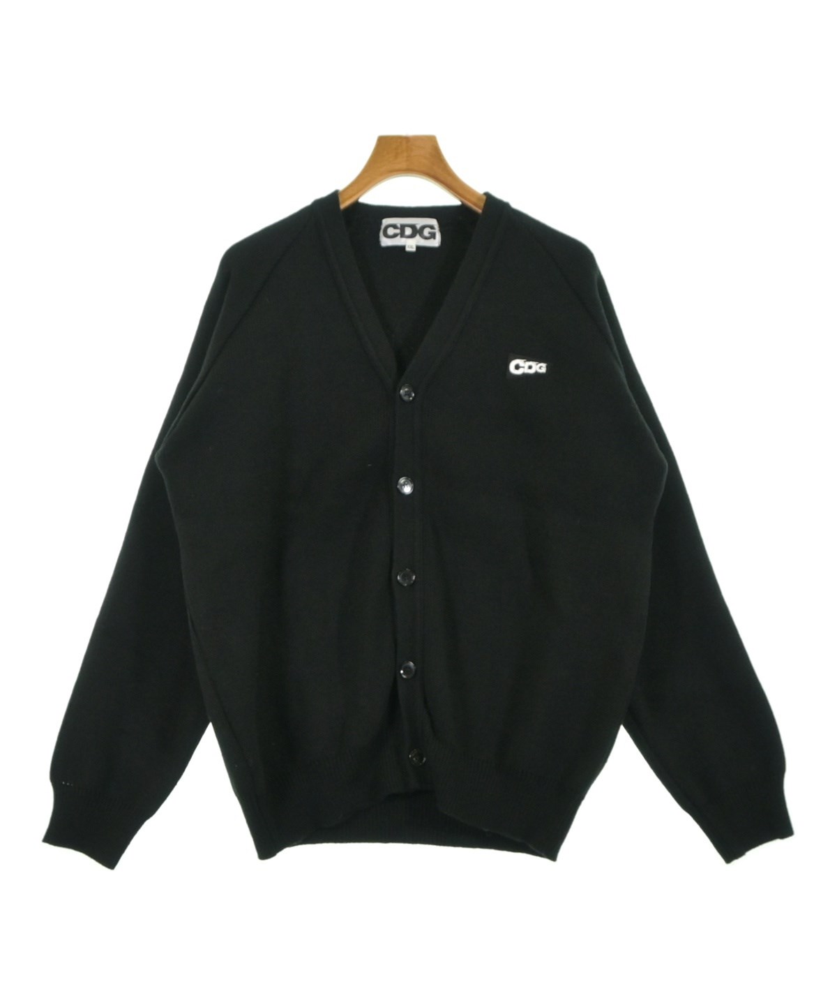 CDG ブラック カーディガン Mサイズ BIAS CARDIGAN | CDG - COMME des GARÇONS (コムデギャルソン