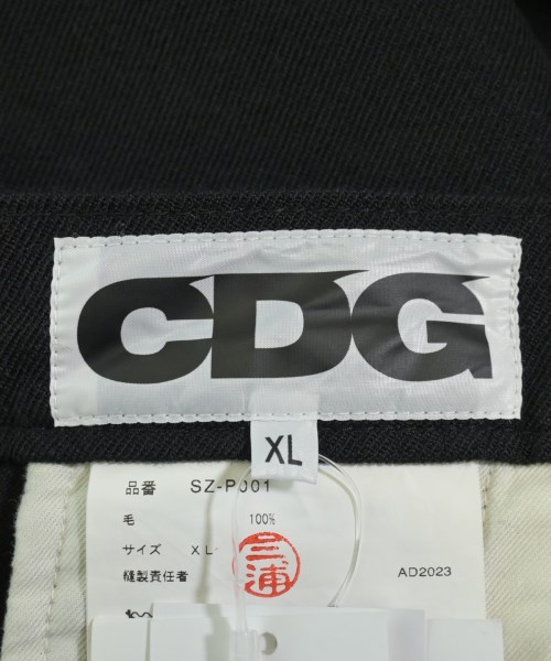 CDG（シーディージー）スラックス 黒 サイズ:XL メンズ/2200614908022